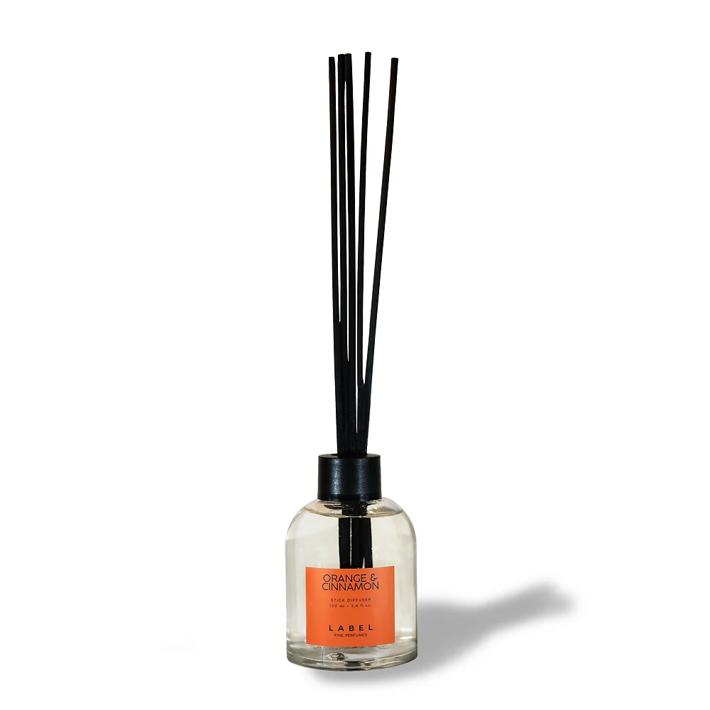 Апельсин и корица ORANGE CINNAMON LABEL диффузор с палочками