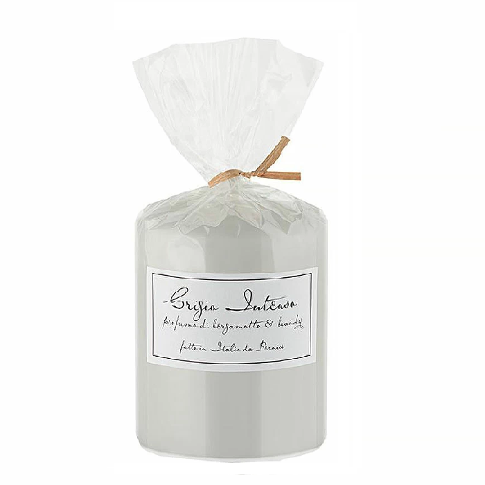 Grigio Intenso, profumo di Bergamotto e Brandy интерьерная свеча
